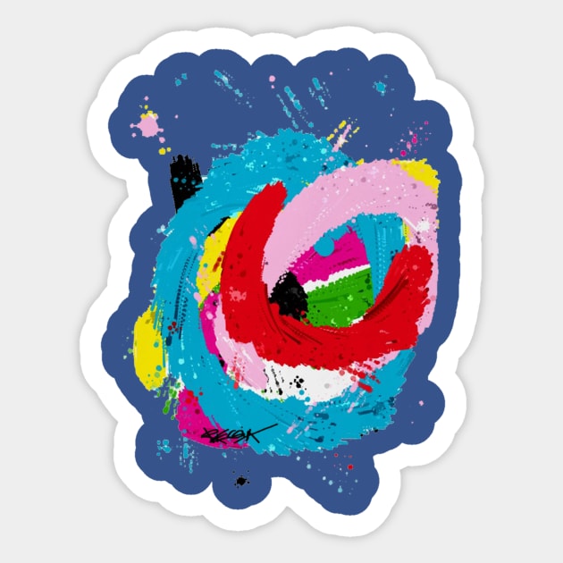 Splash of Colors by RegiaArt Sticker by regiaart